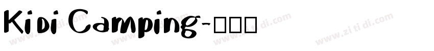 Kidi Camping字体转换